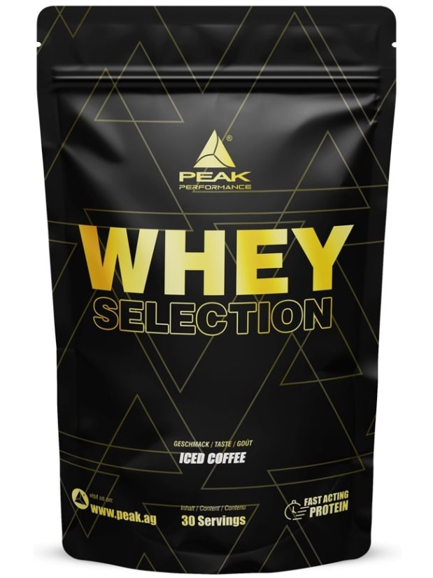 Whey Selection - srvátkový proteín  900 g - Príchuť: ľadová káva