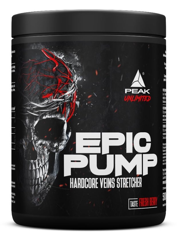 Epic Pump - předtréninovka bez stimulantů 500 g - Příchuť: čerstvé bobule