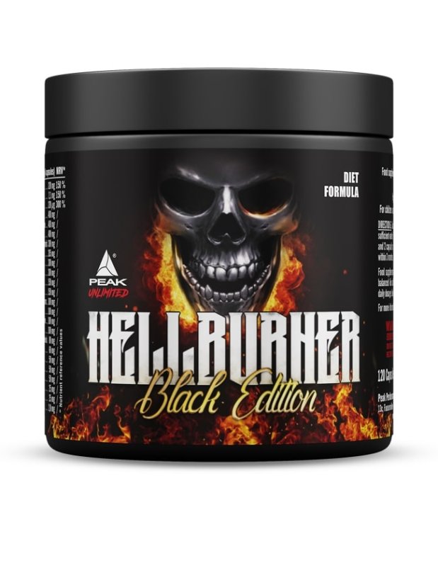Hellburner Black Edition - spaľovač tukov  120 kapsúl