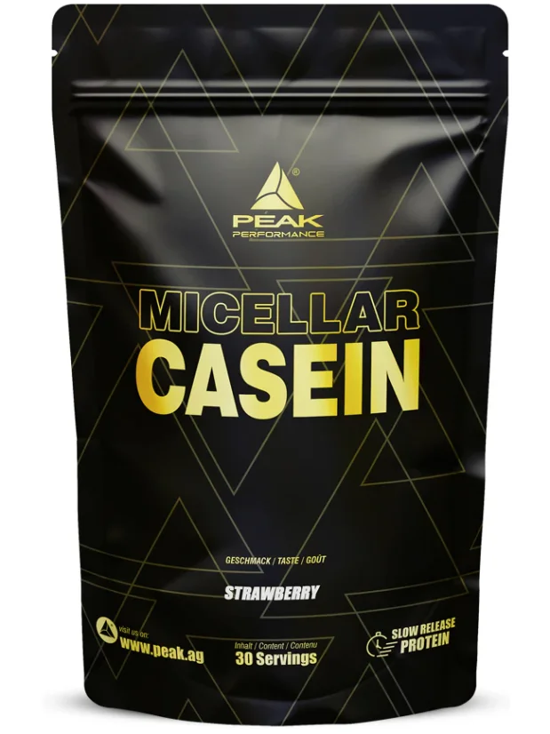 Micellar Casein - noční protein 900 g - Příchuť: jahoda